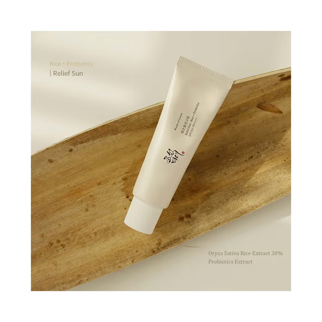 the Beauty of Joseon Relief Sun Aqua-fresh Rice + B5, Korean Sunscreen for Acne-Prone Skin (50 ml).