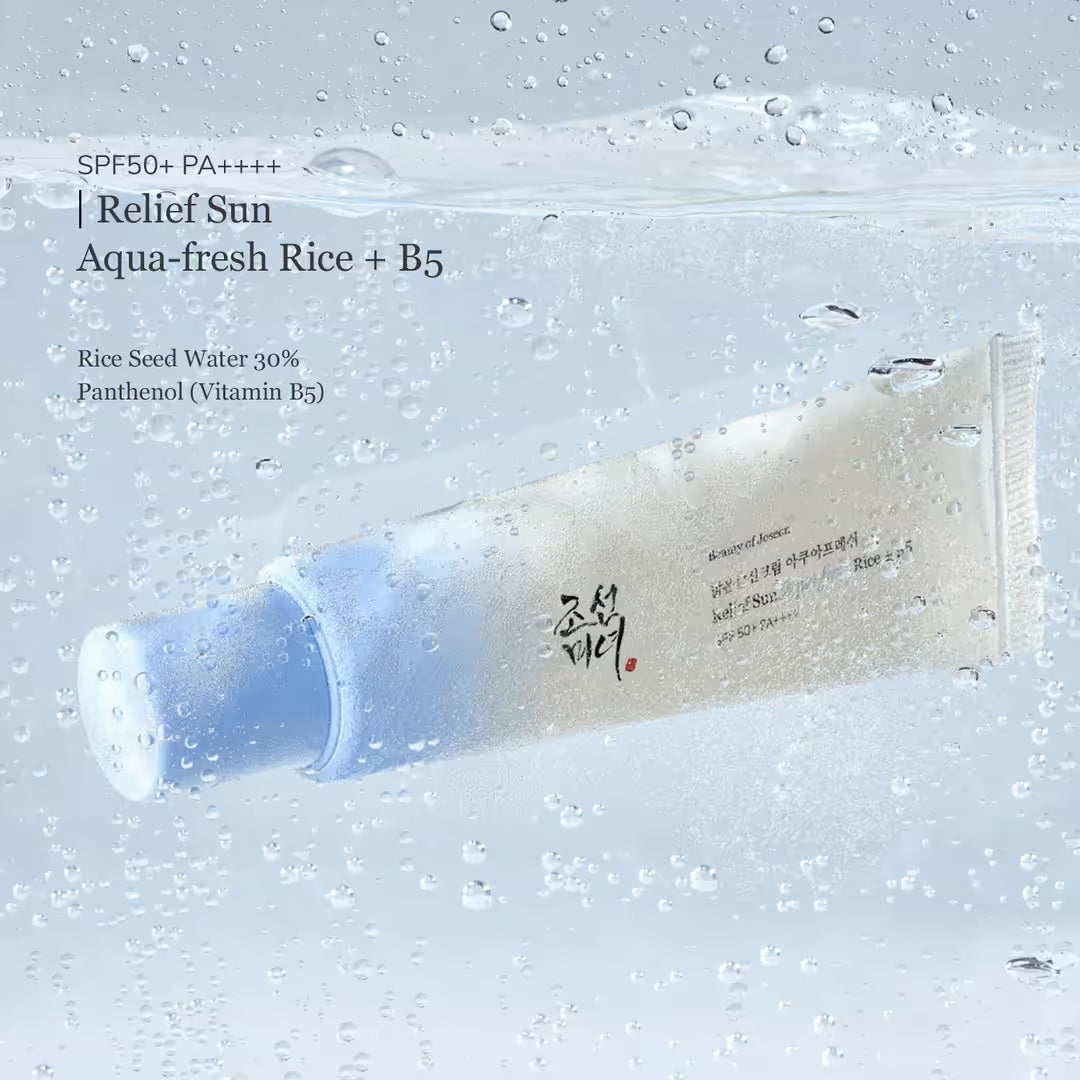 Beauty of Joseon Relief Sun Aqua-fresh Rice + B5, Korean Sunscreen for Acne-Prone Skin (50 ml)
