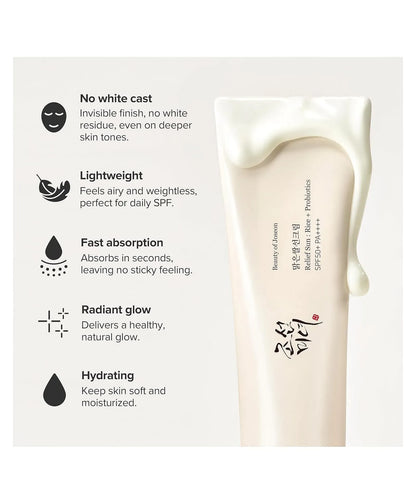 Beauty of Joseon Relief Sun Rice & Probiotics SPF 50 & PA+ - 50 ml